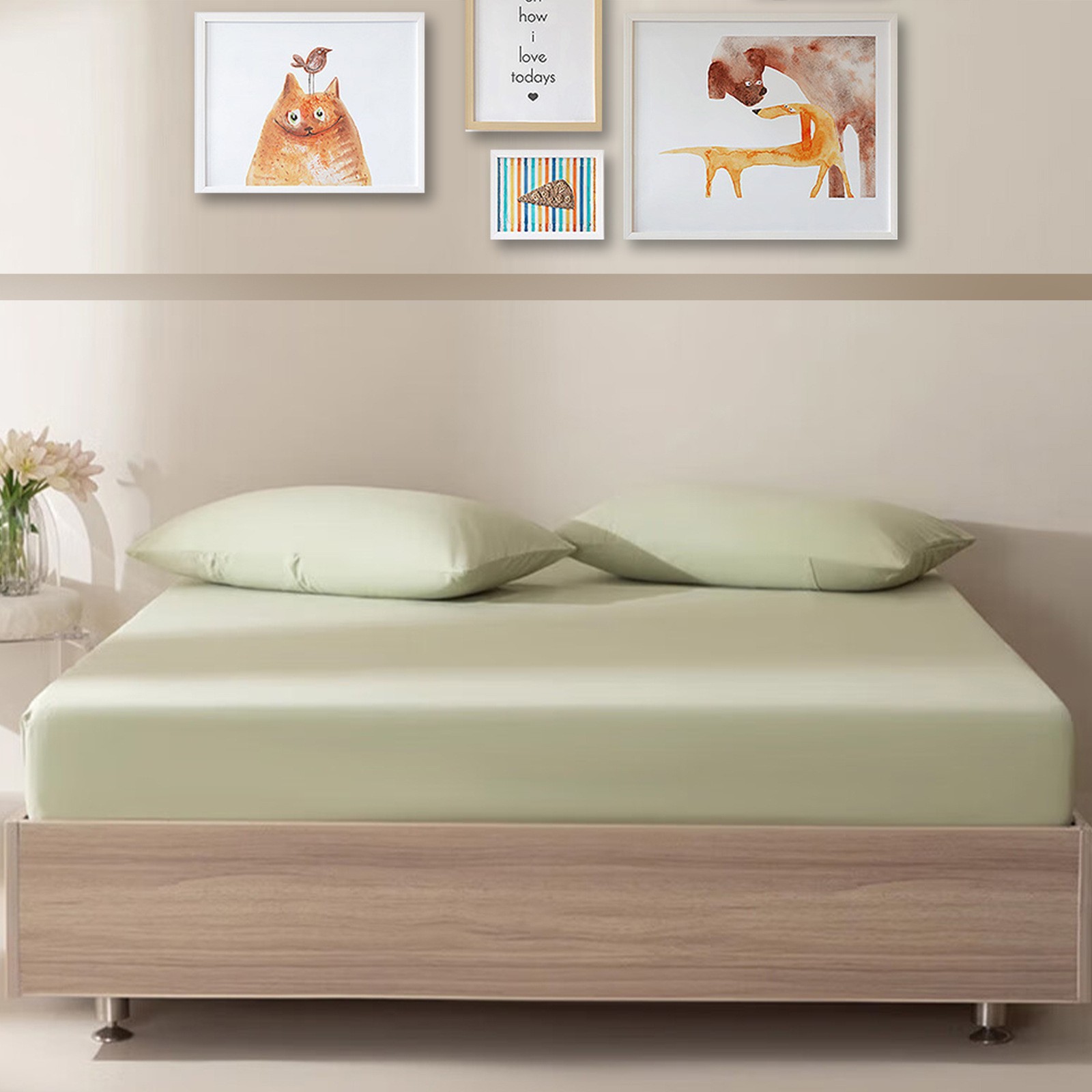 Amazon piel abrasiva ropa de cama de color sólido algodón abrasivo crema japonesa ropa de cama de color sólido tres piezas
