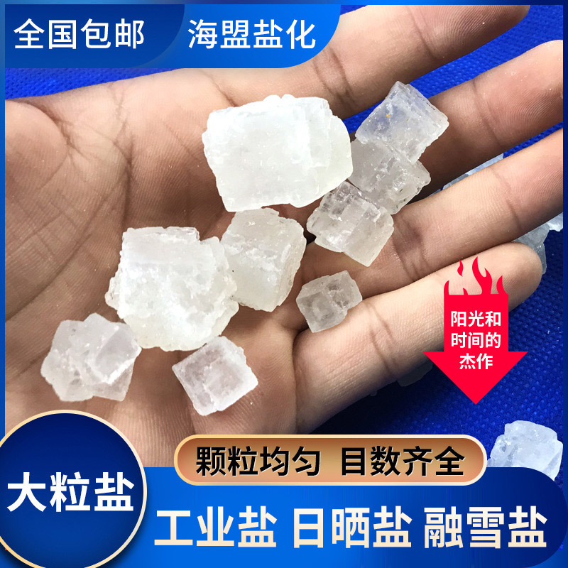 山东海盐供应粗盐日晒海水盐工业级氯化钠厂家直供
