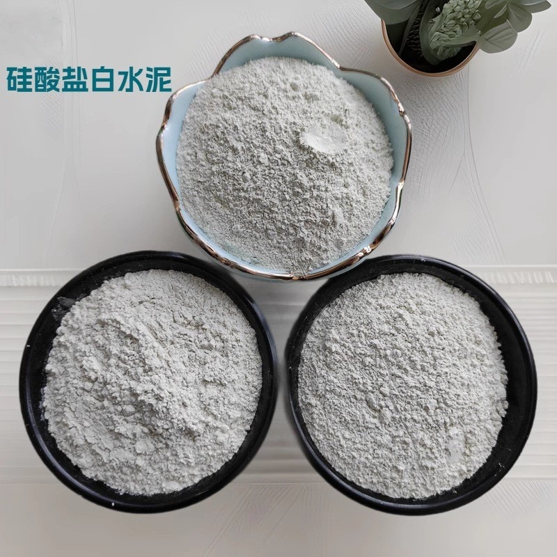 批发白色硅酸盐水泥建筑装修补漏勾缝地面修补防水墙面快干白水泥