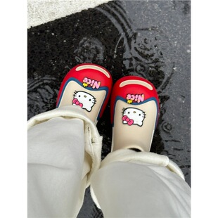 HelloKitty���ֵ��ѥ��ЬŮ����z�����ɐ�ˮЬŮ�r�п��⴩��ѥ