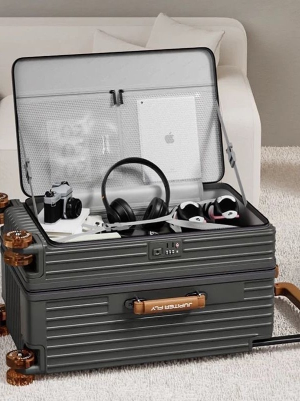 Jupiter Wide Trolley Suitcase Expansion Suitcase Women's Large Capacity Trolley Case 20inch Boarding Case Password Box Men's 28