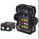 Nueva luz de llavero transfronteriza Tipo-C recargable pistola de acero pequeña de alto brillo al aire libre fuente de luz doble luz fuerte mini lámpara de succión magnética image 11