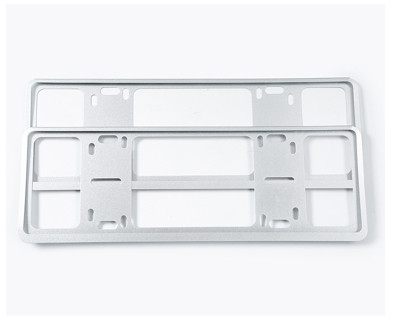 Iron double-layer license plate frame, multi-size, thickened license plate model, small car modification accessory, protective license plate frame