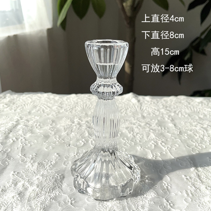 水晶球 底座底托球形底座玻璃烛台水晶球饰品摆件装饰底座球座|undefined