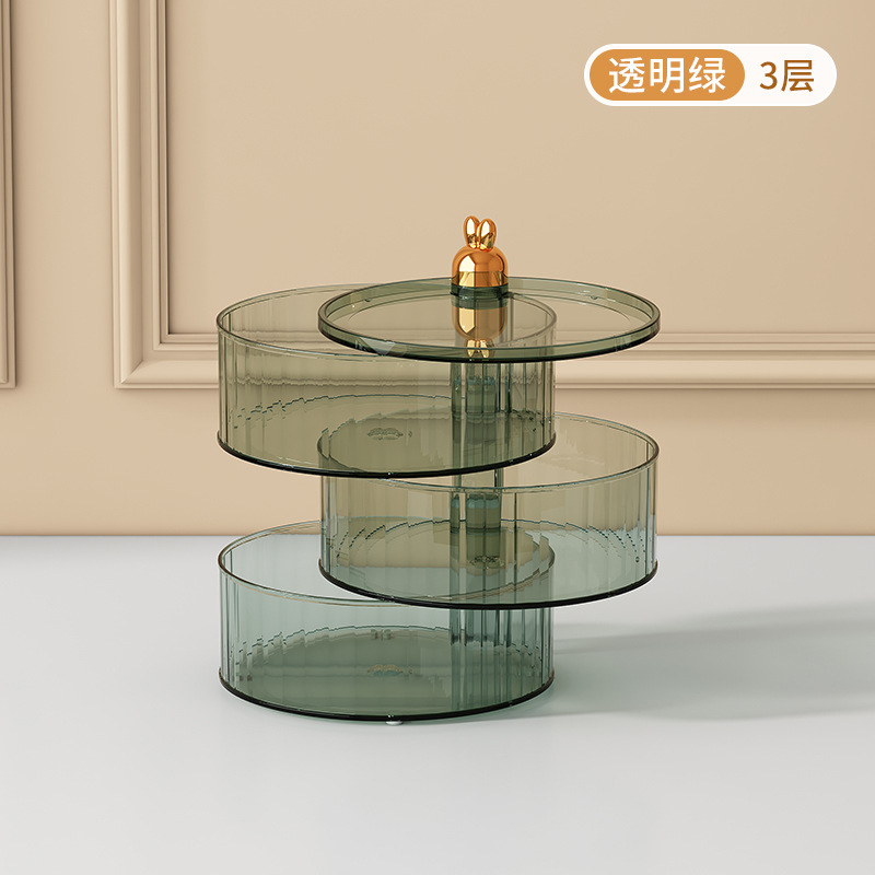 투명한 녹색 3겹