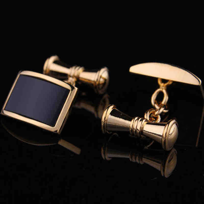 Gold chain cufflinks