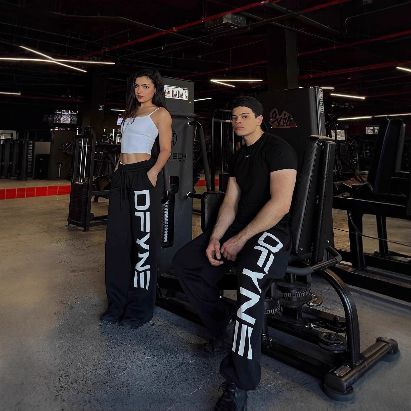 Cross-border high street hip-hop street dance hip-hop men's and women's sports loose wide-leg pants retro print fitness casual pants