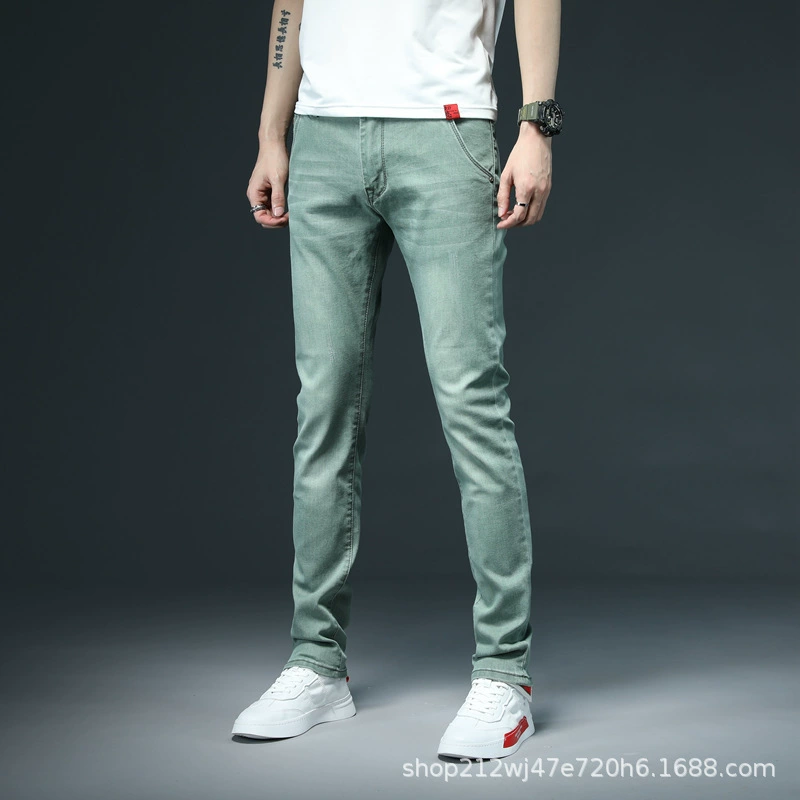 (Cross-border trading), multicoloured high quality jeans, slim fit