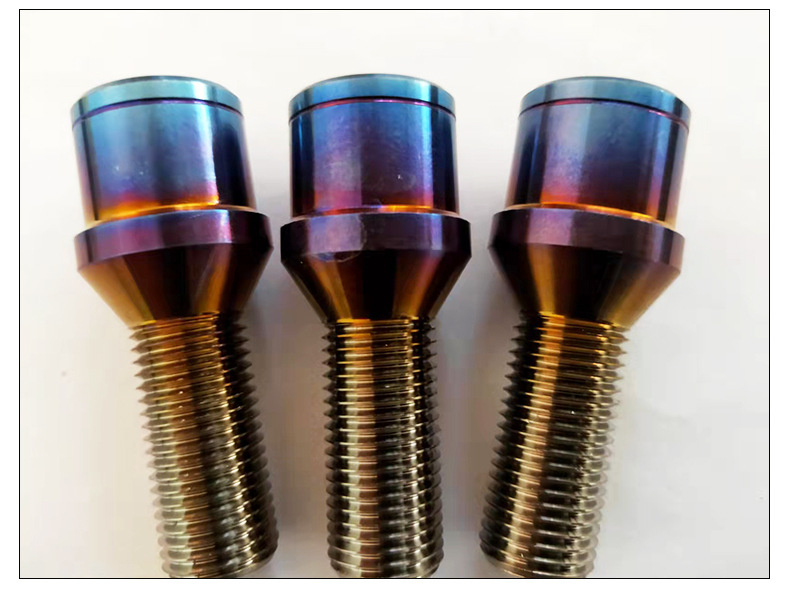 钛合金高强度螺栓汽车用轮毂螺栓T70内梅花