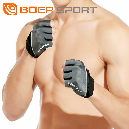 Sports manufacturers wholesale fitness gloves thin equipment training men's and women's half-finger dumbbell non-slip body wear-resistant riding hand