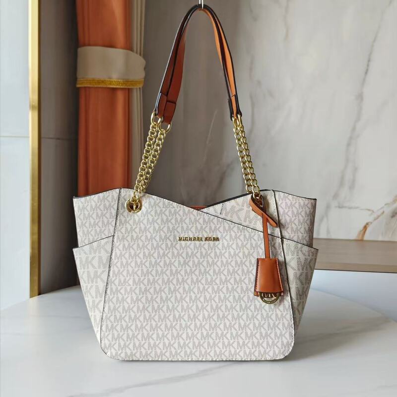 Mk Chain Armpit Bag Women's 2024 New High-End Fashion Wing Bag Large Capacity Shoulder Tote Bag