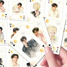 108张雷朋扑克牌贴纸田栩宁梓渝创意周边甜玉米物料diy手机笔记本