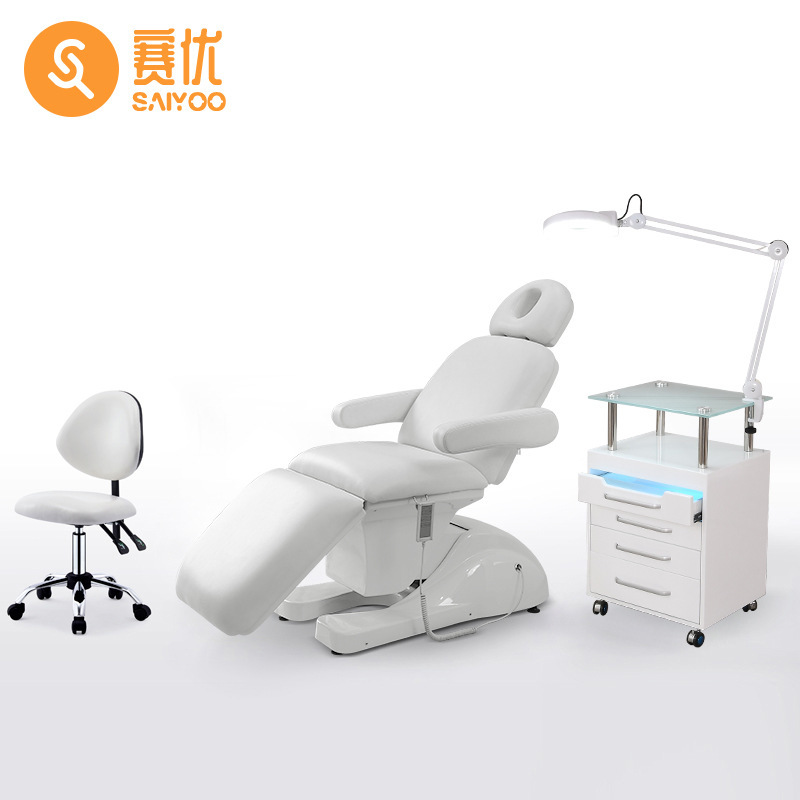Electric Beauty Bed, Ear Picking Bed, Beauty Salon Special Micro Plastic Surgery Injection Bed, Treatment Chair, Pattern Embroidery Bed, Dental Diagnosis and Treatment Bed