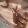 Japanese and Korean style ins Trend tender temperament Drop Necklace Cold Simplicity Ultra cents Confidante clavicle Accessories