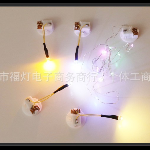 直径 2.35 センチメートルカラフルなナイトライトムーブメント電子キャンドル変色ライト発光人形アクセサリー工場マルチカラー|undefined