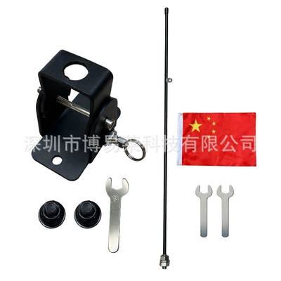 base for roof luggage rack – Roof rack - one-touch-folding-stand-60cm-black-flagpole