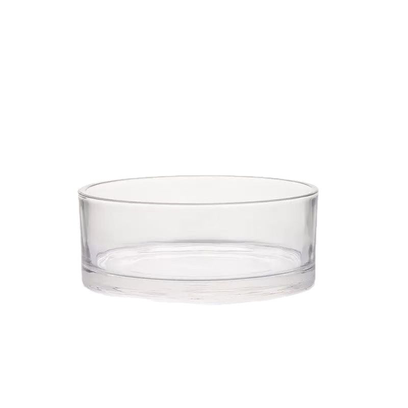 Aromaterapia en forma de barco Vela transparente Vela engrosada Vela Vela vacía Vaso de vidrio Contenedor grande simple Spot