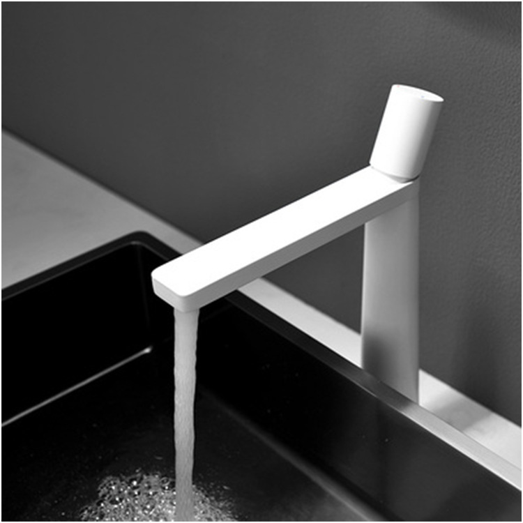 Personalized Basin Faucet Creative Bathroom Wash Basin Household White Faucet Bathroom Basin Faucet Brass Personalized Basin Faucet Creative Bathroom Wash Basin Household White Faucet Bathroom Basin Faucet Brass