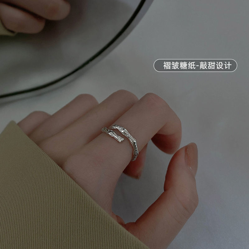 Bamboo brand small design trend fashionable ring for men and women