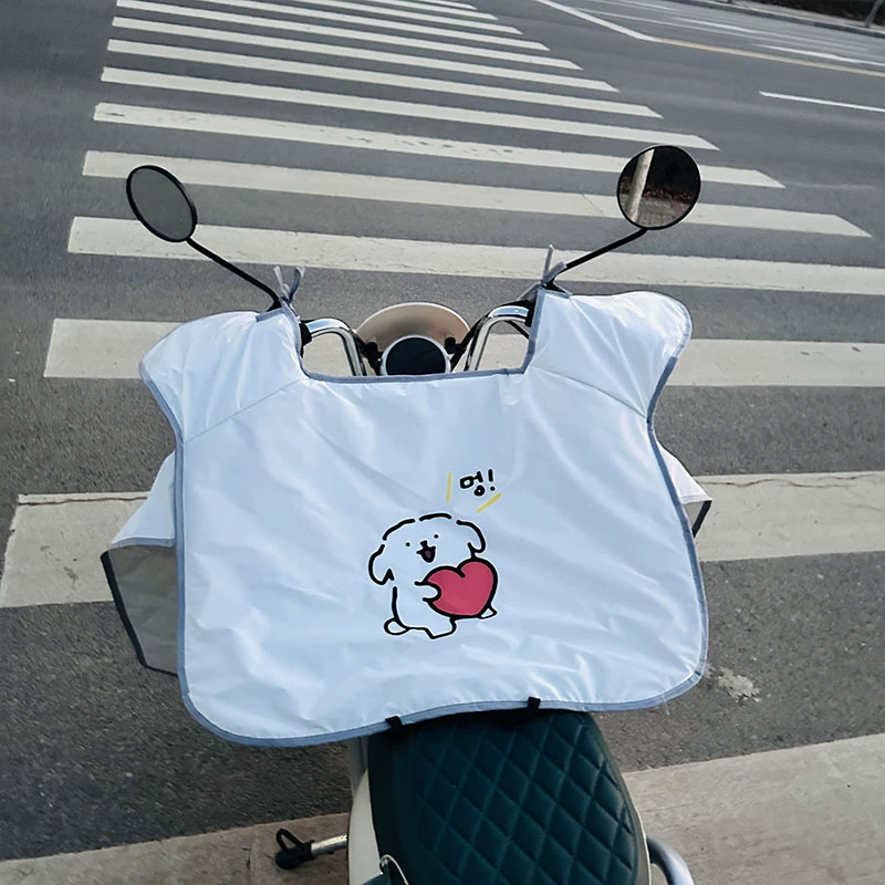 Windproof summer thin waterproof electric car, sun protection