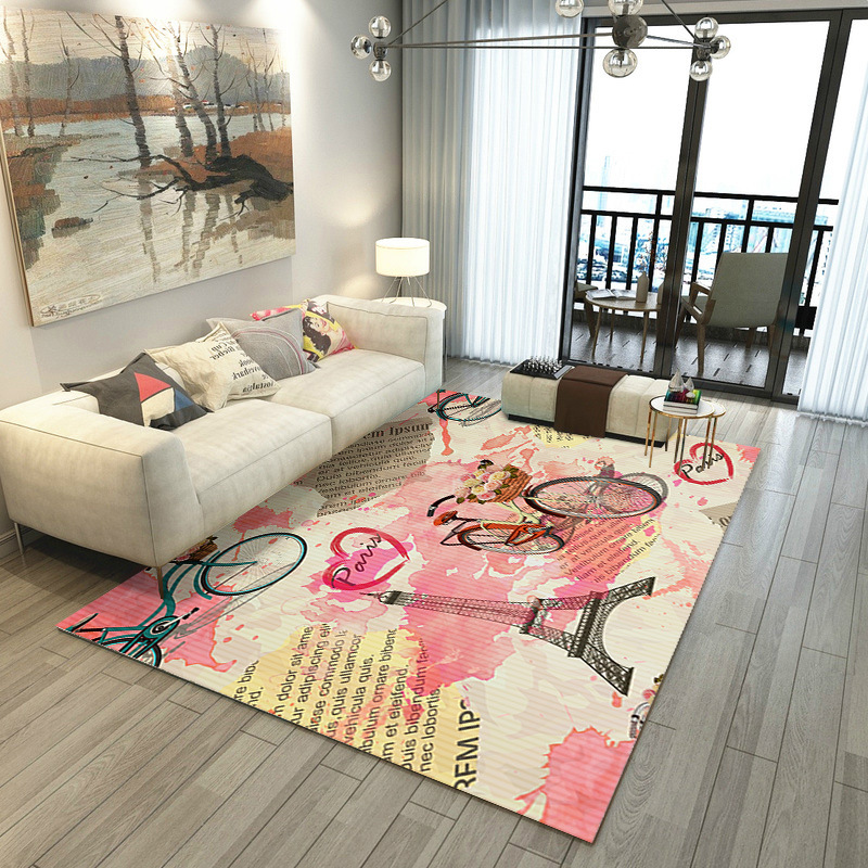 水晶绒地毯,卧室地毯,满铺地垫,装饰地毯