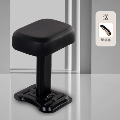 Suitable for electric vehicle front-mounted child seat, adjustable height child seat, front-mounted baby seat for electric vehicle, small stool (Other vehicle seats) - 918-fixed-black-square-plate-bundler