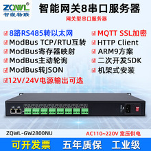 ��Ƕ�� 8·RS485�D��̫�Wģ�K���ܾW�P����ͨӍ������ModBus