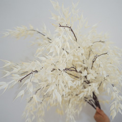 Wild Oat Nordic Simulation Flower Home Sample Room Decor, Living Room Coffee Table Dining Table Flower Arrangement Ornament Wedding Scene