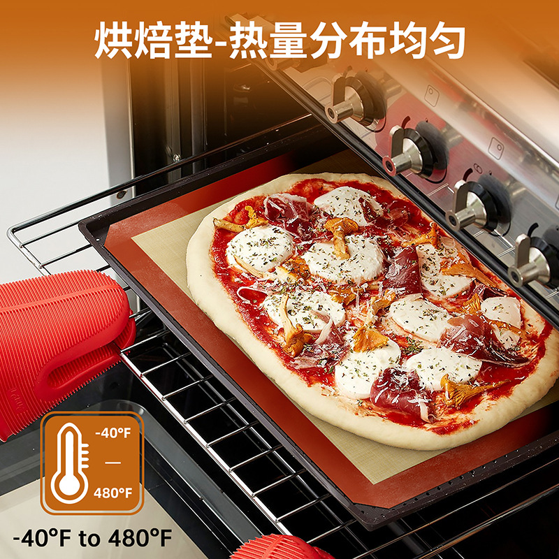 Alfombrilla de silicona reutilizable para horno