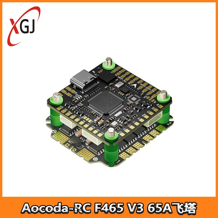 Aocoda-RC F465 V3 AM32 Feita F405+65A 32-битный аэромодер FPV дрон