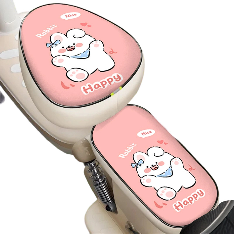 cubierta de asiento de bicicleta eléctrica protector solar a prueba de lluvia cubierta de cojín suave sillín especial para automóviles de batería AMYADI