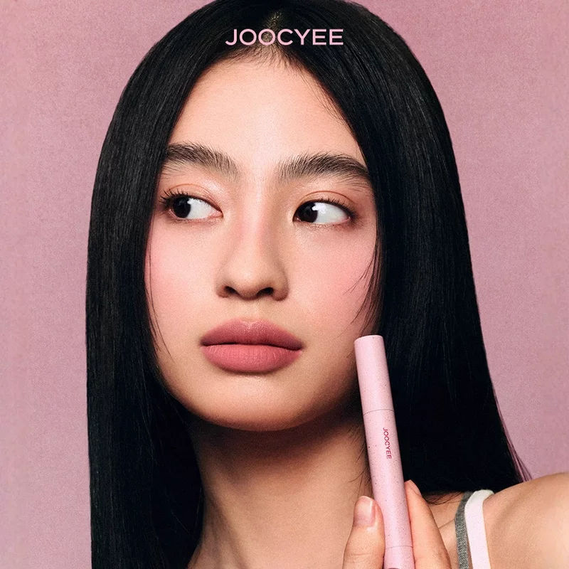 Матовая нюдовая помада (Joocyee) в тонком тубусе, бархатистое покрытие, нюдовые оттенки