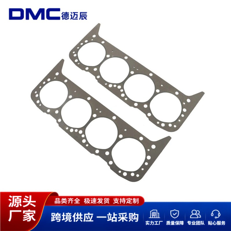 Stainless steel graphite cylinder head gasket for GM Chevrolet SBC 350 5.7L OHV V8 engine Stainless steel graphite cylinder head gasket for GM Chevrolet SBC 350 5.7L OHV V8 engine