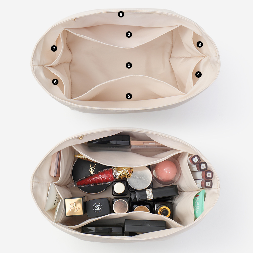 bolsa de maquillaje bolsa de contención de contención de tela cesta de vegetales bolsa de maquillaje bolsa de separación de acabado bolsa de cubo de agua bolsa de paquete de clasificación de bolsa interna