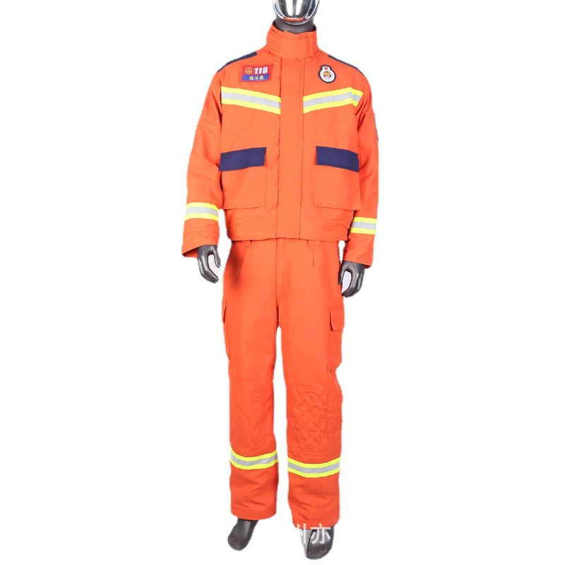 现货供应消防员灭火防护服冬款20式抢险救援消防服套装救援服