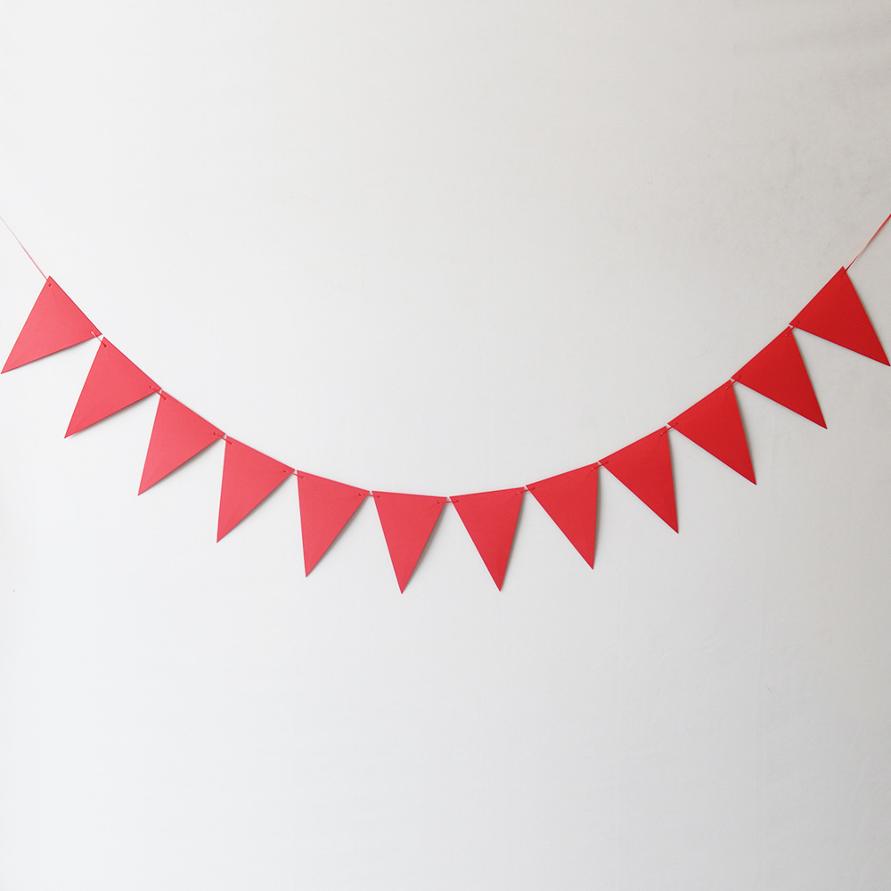 Bandera Triangular con Patrón de Ondas en Papel Dorado, Decoración de Cumpleaños, Pancarta Festiva, Decoración de Fondo para Fiestas, Accesorio de Fondo, Bandera Triangular