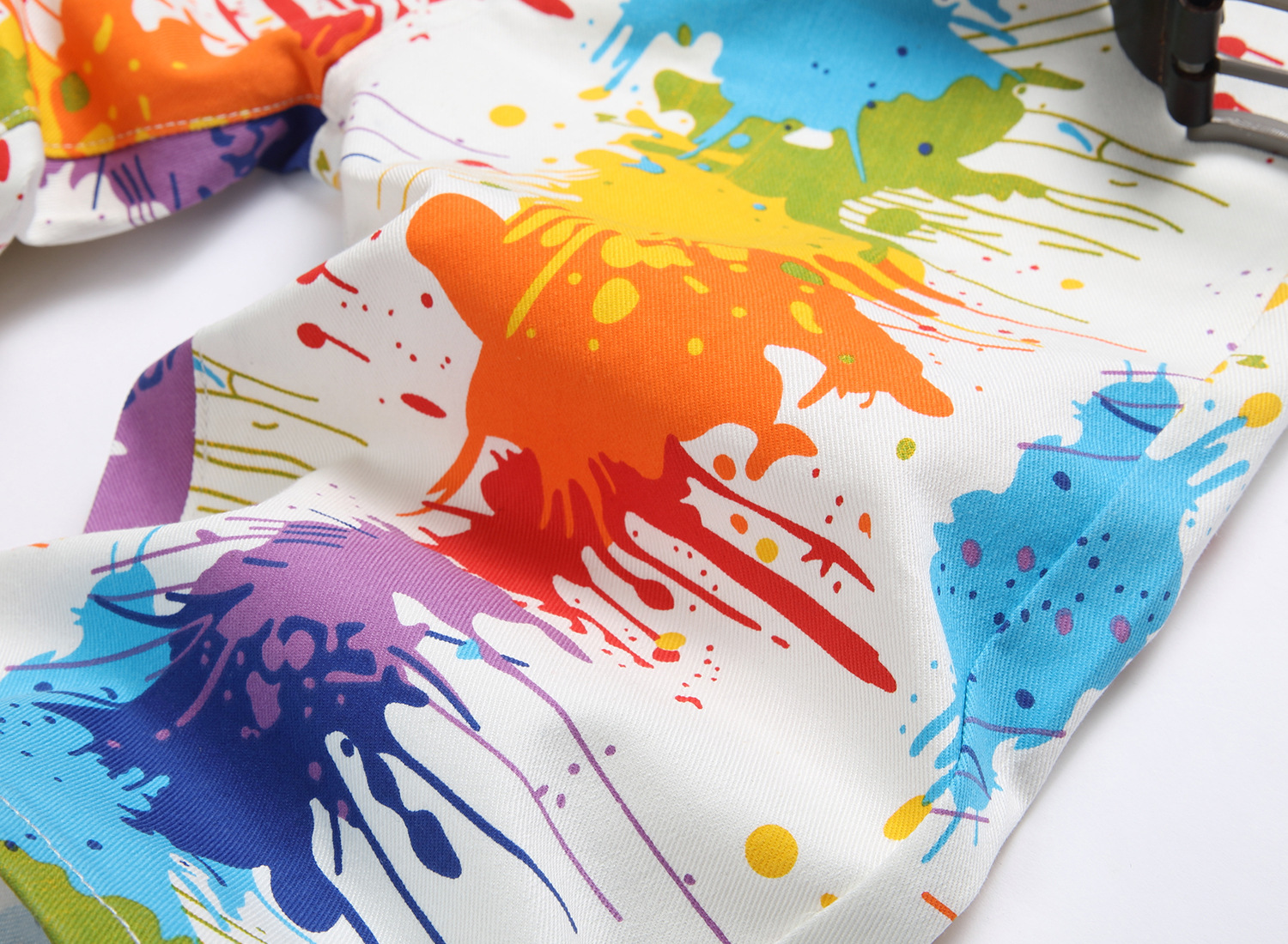 Original European and American style digital printing candy color stretch denim pants