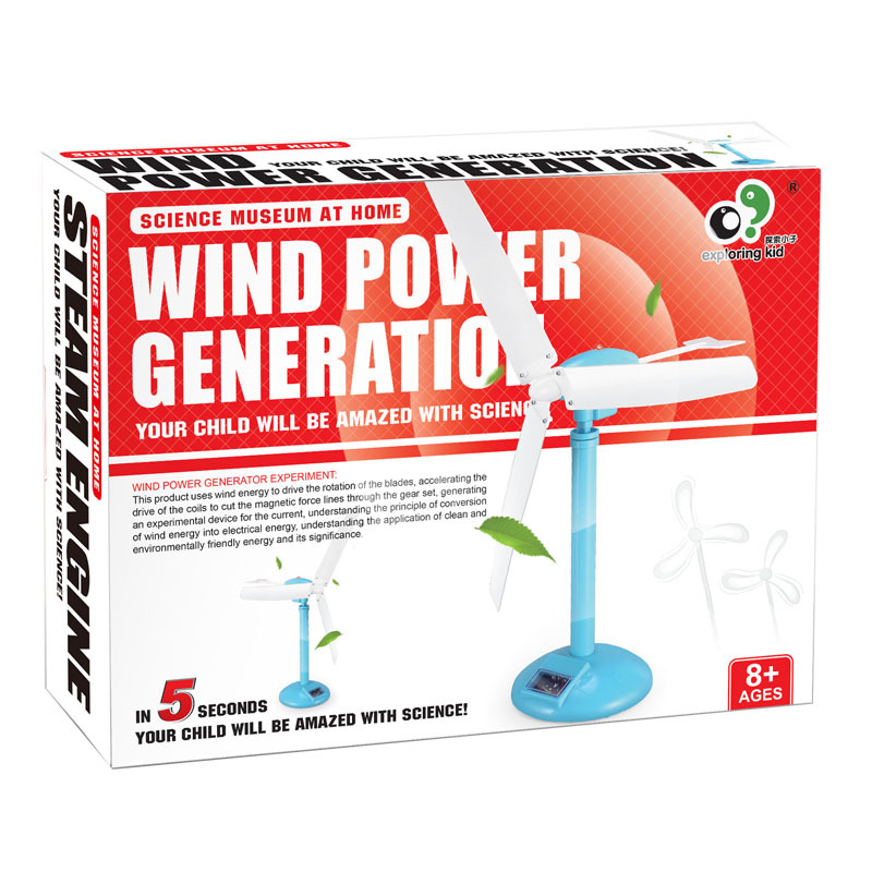 Juguete de Turbina Eólica para Niños, Modelo de Generador Hecho a Mano, Tecnología DIY, Venta al por Mayor