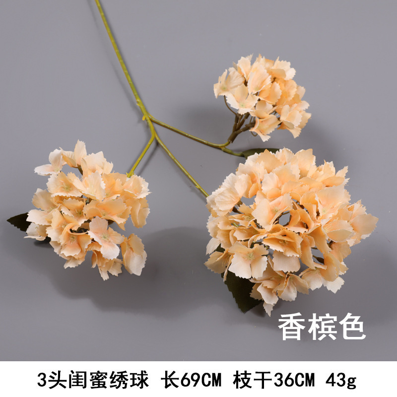 造花のアジサイのウェディングシーン装飾、花束、造花ブーケ、アジサイの造花、造花ブーケ、造花|undefined