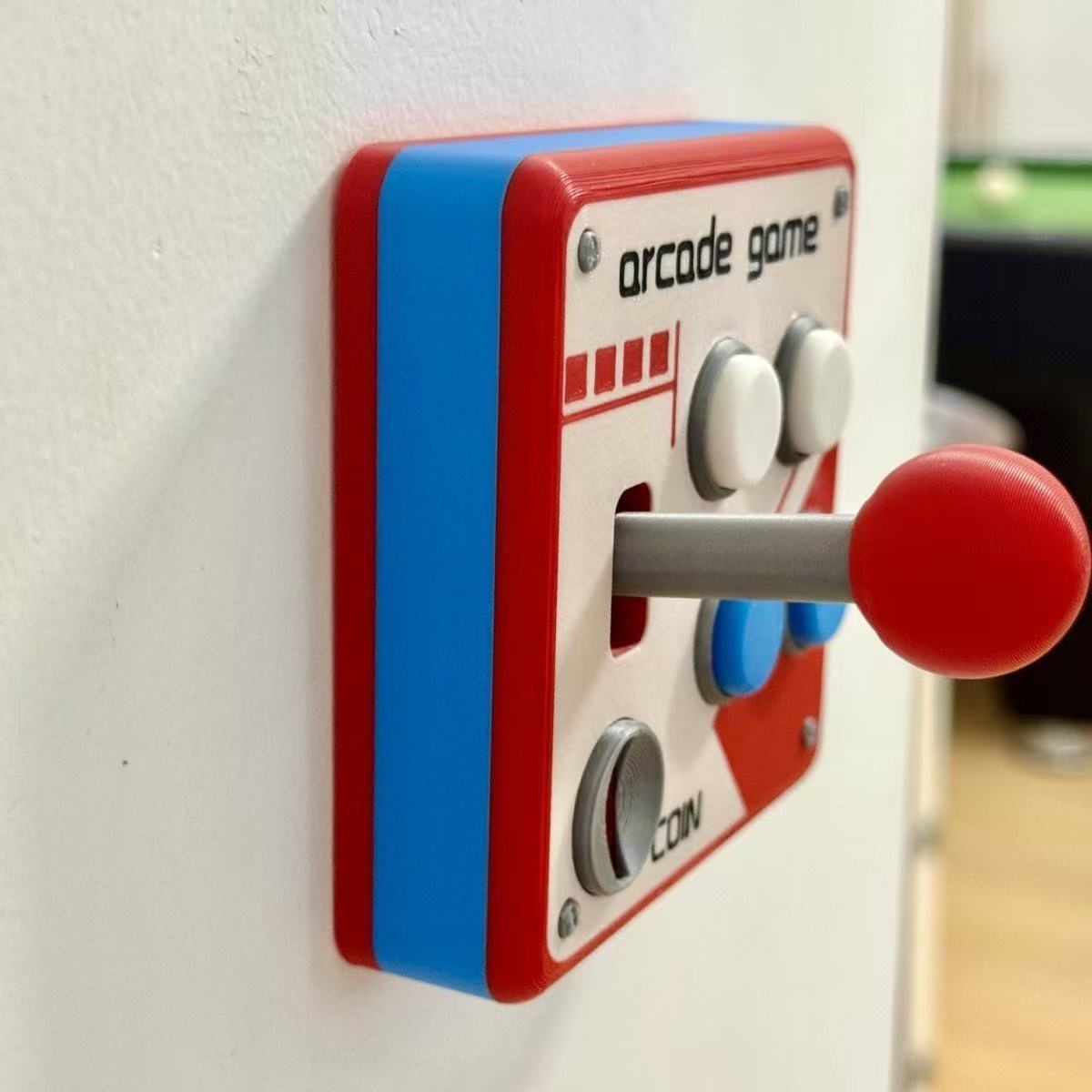 Vintage Arcade Fun 3D-Druck-Schalterpanel-Dekoration - Kippschalter_voghion.com