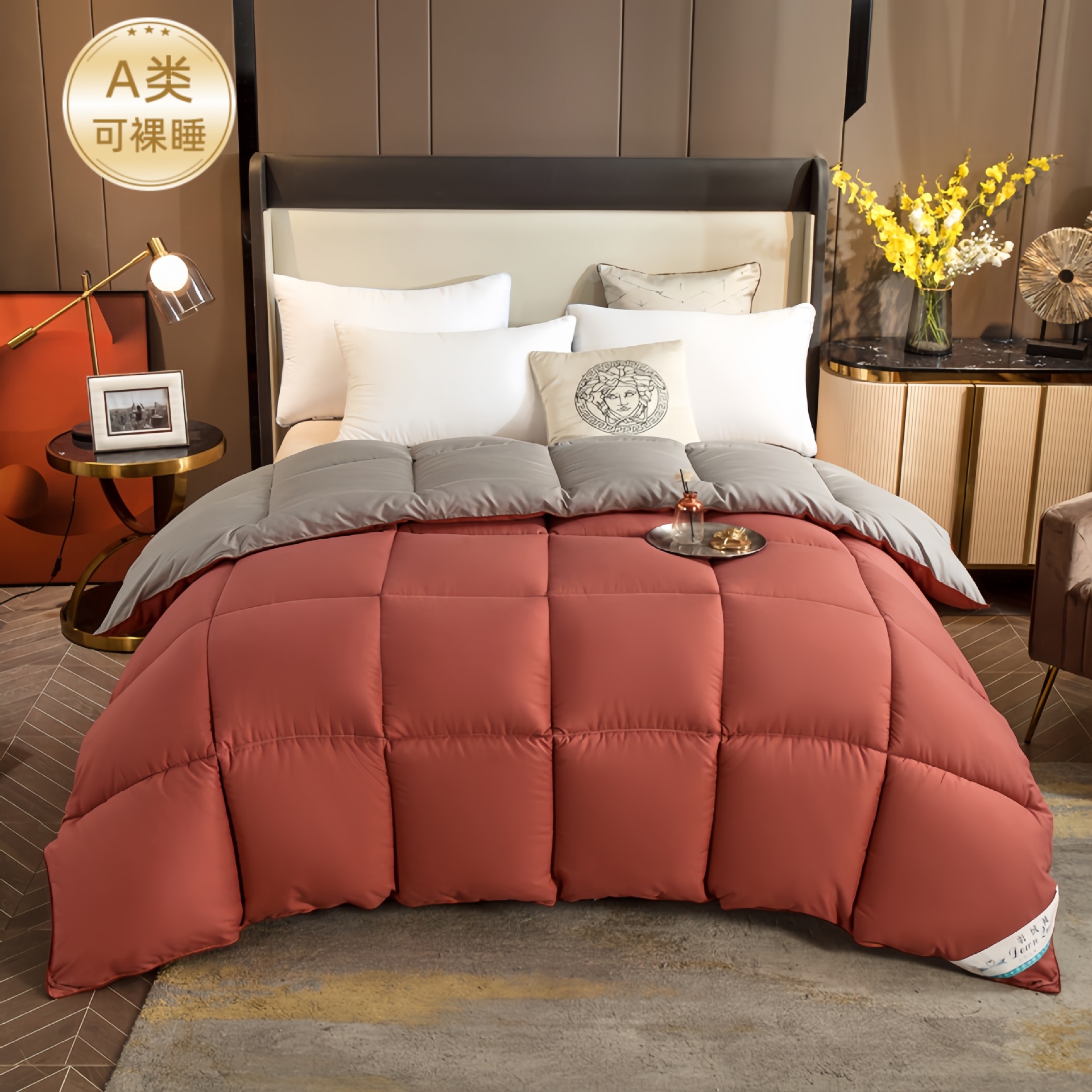 에르메스 오렌지 그레이 [품질검사 완료-A급 피부친화]