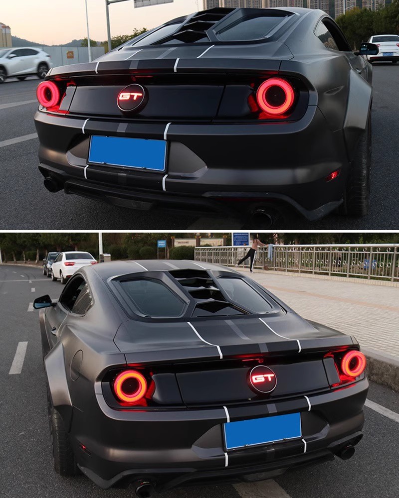 Gt Luminous Tail Emblem Suitable for Mustang Gt Modified Tail Emblem Led Luminous Decorative Emblem Non-Destructive Installation