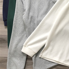 Half-Zip Knitted Long-Sleeved T-Shirt Sweatshirt 82464