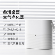 桌面家用空气净化器小型负离子净化机室内除菌粉尘除甲醛二手烟味