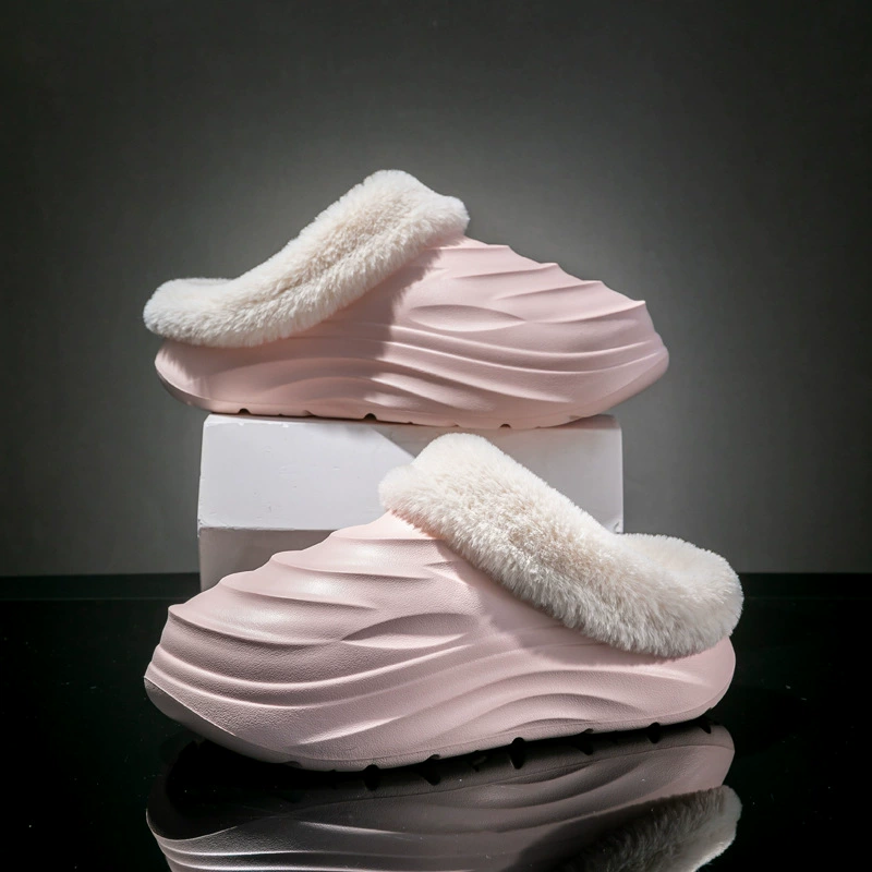 Winter non-slip keep warm slippers, for beloved, soft sole