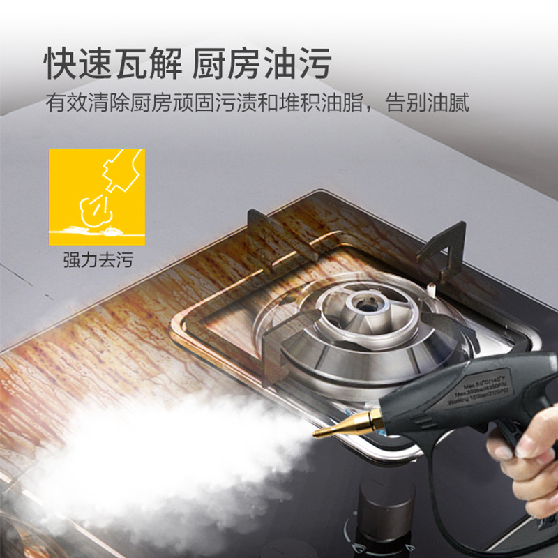 Limpiador de vapor de alta temperatura y presión para cocina y uso doméstico