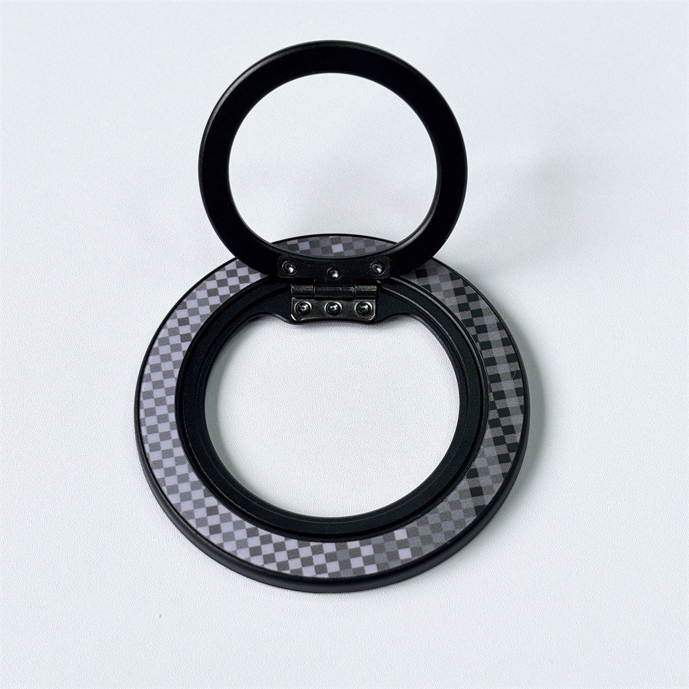 Soporte de teléfono móvil giratorio 360 magnético a cuadros CX-2 al por mayor soporte perezoso de escritorio de metal plegable magsafe