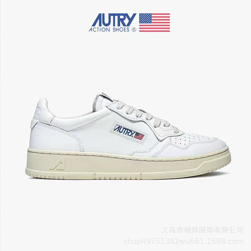 Cross-border bestseller AUTRY retro color-blocked white sneakers, sports shoes, board shoes, couple's matching style, fashionable and versatile casual shoes Cross-border bestseller AUTRY retro color-blocked white sneakers, sports shoes, board shoes, couple's matching style, fashionable and versatile casual shoes