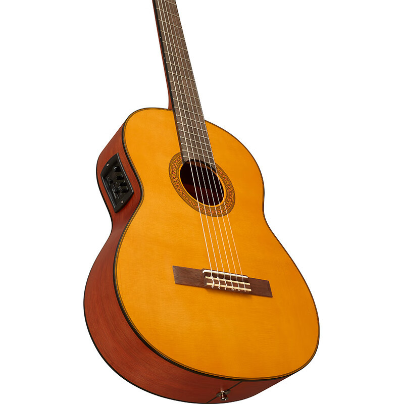 Yamaha ACGX122MS solid board classical guitar spruce top Nadu wood back and sides 39 inches 4