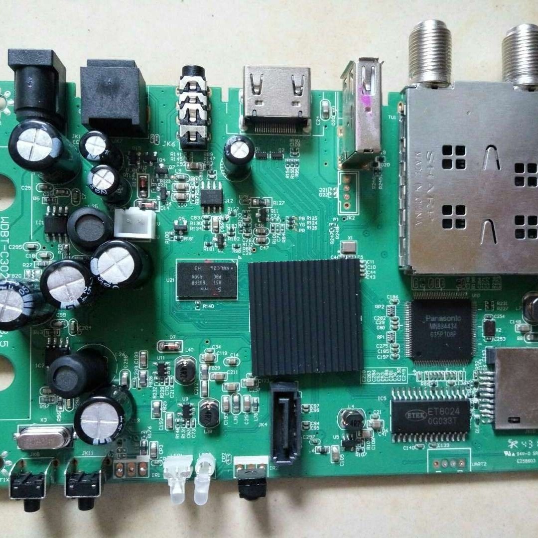 【ISDB-T+BS+CS】日本三波机顶盒 TV PCBA 带刻录硬盘